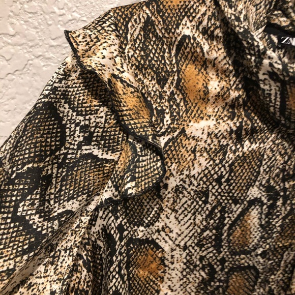 Zara python print blouse - Picture 5 of 6